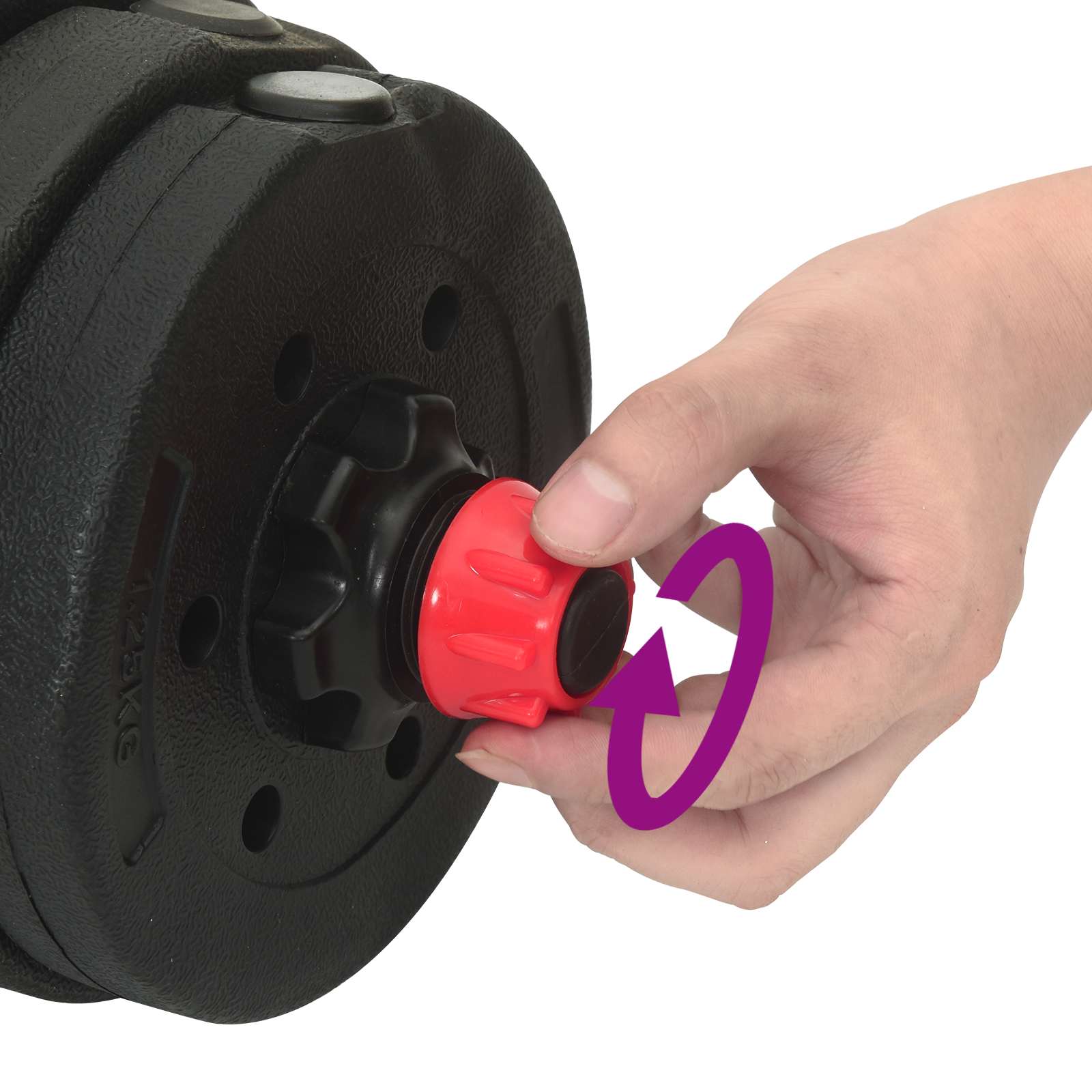 Set di Manubri 4-in-1 Nero e Rosso 121 x 19,5 x 19,5 cm 42023469