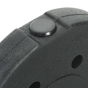 Piatto per Pesi 4 pcs Nero Ø 21 x 3.8 cm 42023471