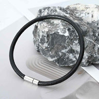 Cordino in Pelle Nero Ø5 mm x 5 m Pelle 42021967