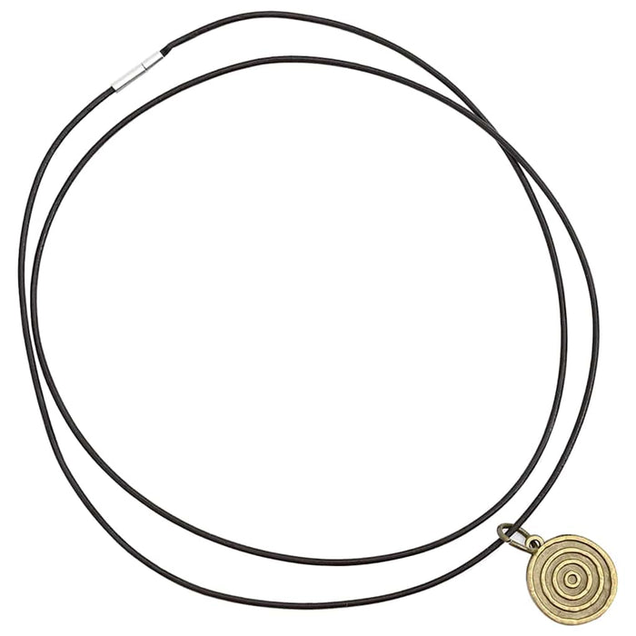 Cordino in Pelle Marrone Scuro Ø1 mm x 5 m Pelle 42021970