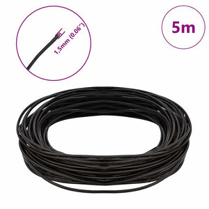 Cordino in Pelle Marrone Scuro Ø1,5 mm x 5 m Pelle 42021973