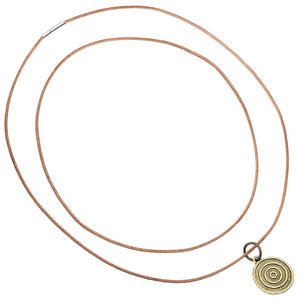 Cordino in Pelle Marrone Ø1,5 mm x 5 m Pelle 42022015