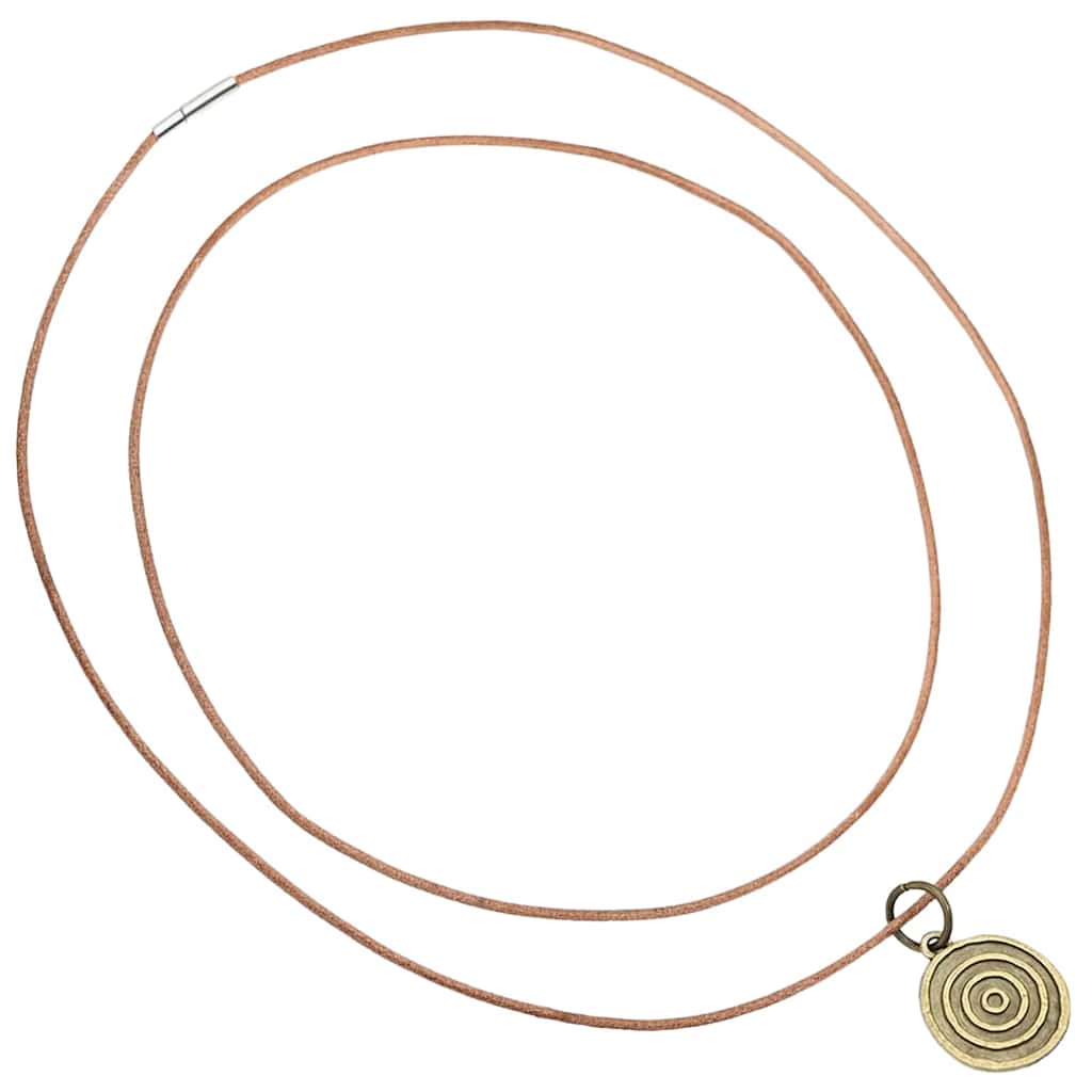 Cordino in Pelle Marrone Ø1,5 mm x 50 m Pelle 42022017