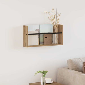 Scaffale per riviste Rovere artigianale 60 x 12 x 30 cm 890802
