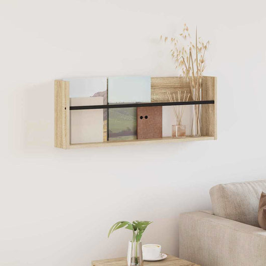 Scaffale per riviste Rovere Sonoma 80 x 12 x 30 cm 890806