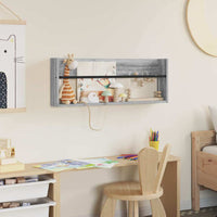 Scaffale per riviste Grigio Sonoma 80 x 12 x 30 cm 890810