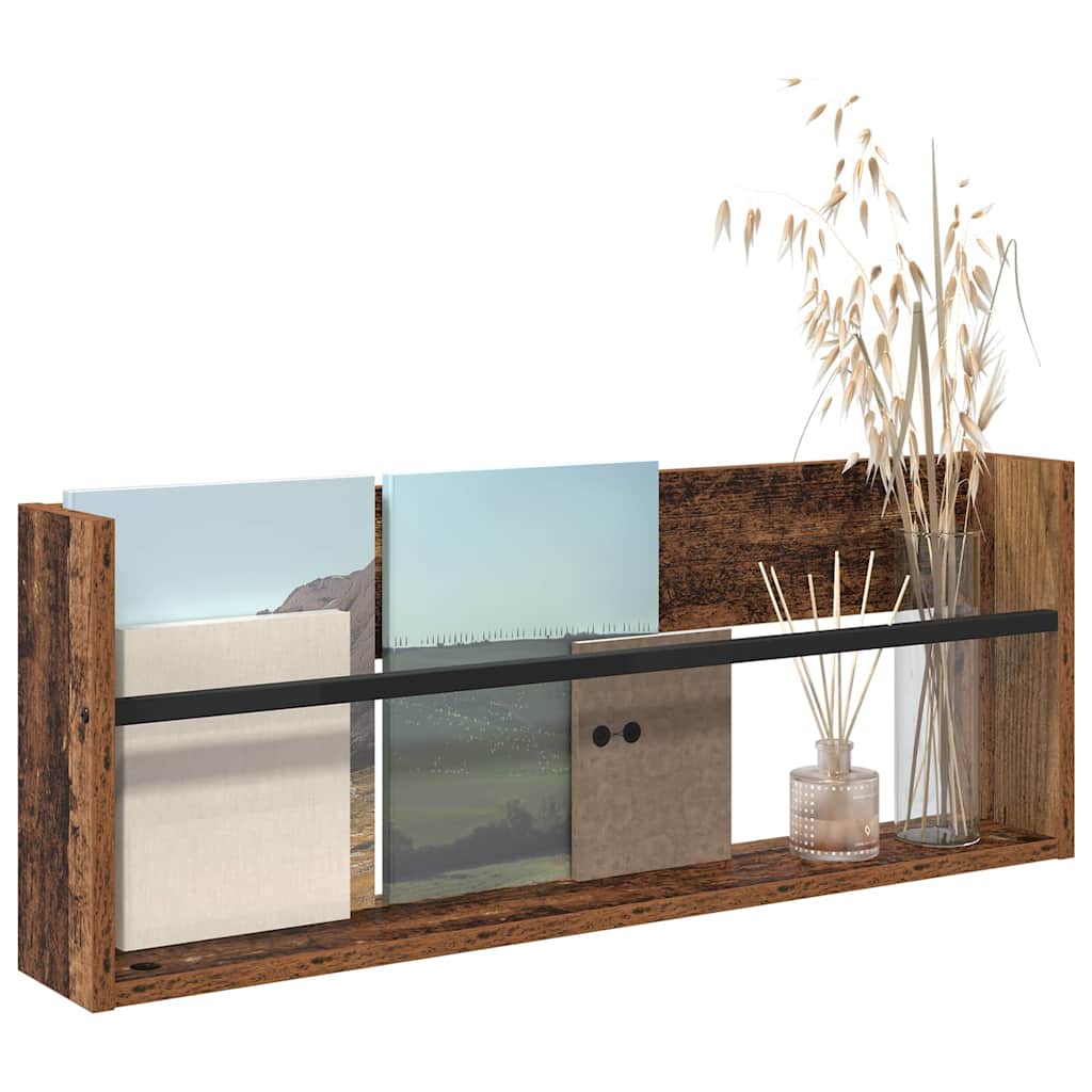 Scaffale per riviste Legno vecchio 80 x 12 x 30 cm 890812