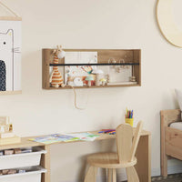 Scaffale per riviste Rovere artigianale 80 x 12 x 30 cm 890814