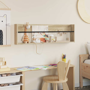 Scaffale per riviste Rovere Sonoma 100 x 12 x 30 cm 890818