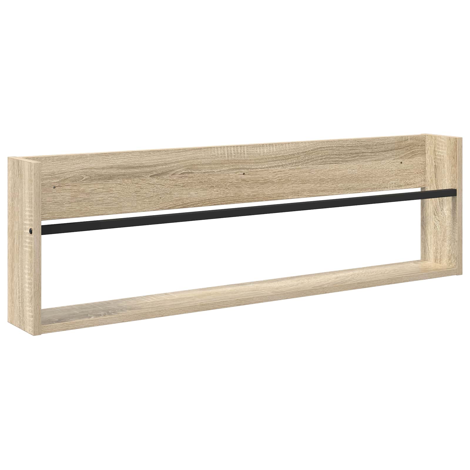 Scaffale per riviste Rovere Sonoma 100 x 12 x 30 cm 890818