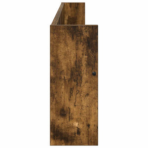 Scaffale per riviste 2 pcs Rovere fumé 100 x 12 x 30 cm 890821