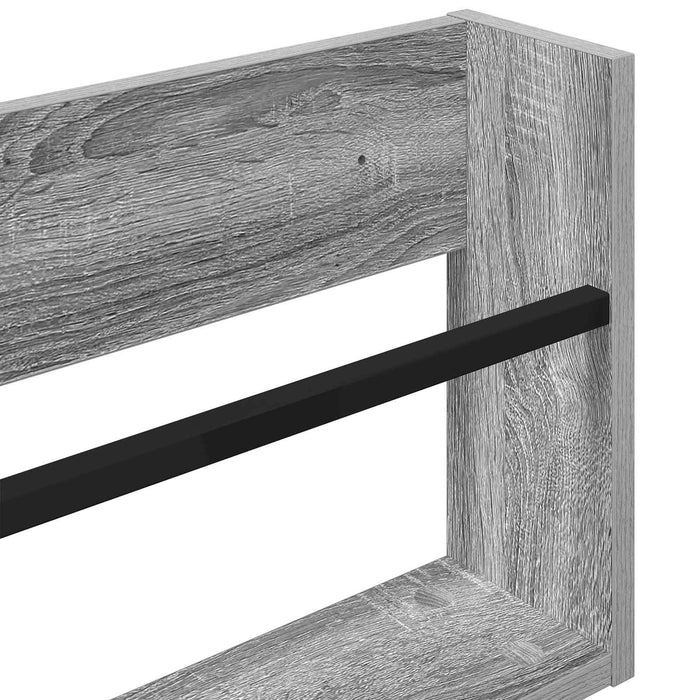 Scaffale per riviste Grigio Sonoma 100 x 12 x 30 cm 890822