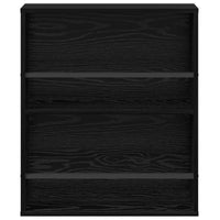 Scaffale per riviste Rovere Nero 60 x 12 x 70 cm 890828