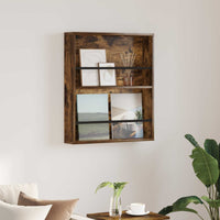 Scaffale per riviste Rovere fumé 60 x 12 x 70 cm 890832