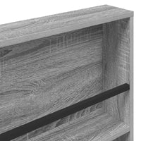 Scaffale per riviste 2 pcs Grigio Sonoma 60 x 12 x 70 cm 890835