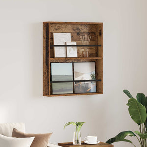 Scaffale per riviste Legno vecchio 60 x 12 x 70 cm 890836