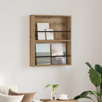 Scaffale per riviste Rovere artigianale 60 x 12 x 70 cm 890838