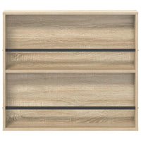 Scaffale per riviste 2 pcs Rovere Sonoma 80 x 12 x 70 cm 890843