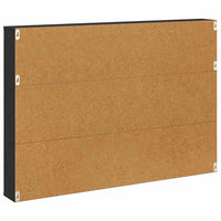 Scaffale per riviste Rovere Nero 100 x 12 x 70 cm 890852