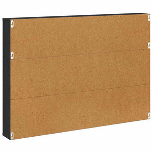 Scaffale per riviste 2 pcs Rovere Nero 100 x 12 x 70 cm 890853