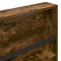 Scaffale per riviste 2 pcs Rovere fumé 100 x 12 x 70 cm 890857