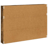 Scaffale per riviste 2 pcs Rovere fumé 100 x 12 x 70 cm 890857