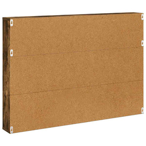 Scaffale per riviste 2 pcs Rovere fumé 100 x 12 x 70 cm 890857