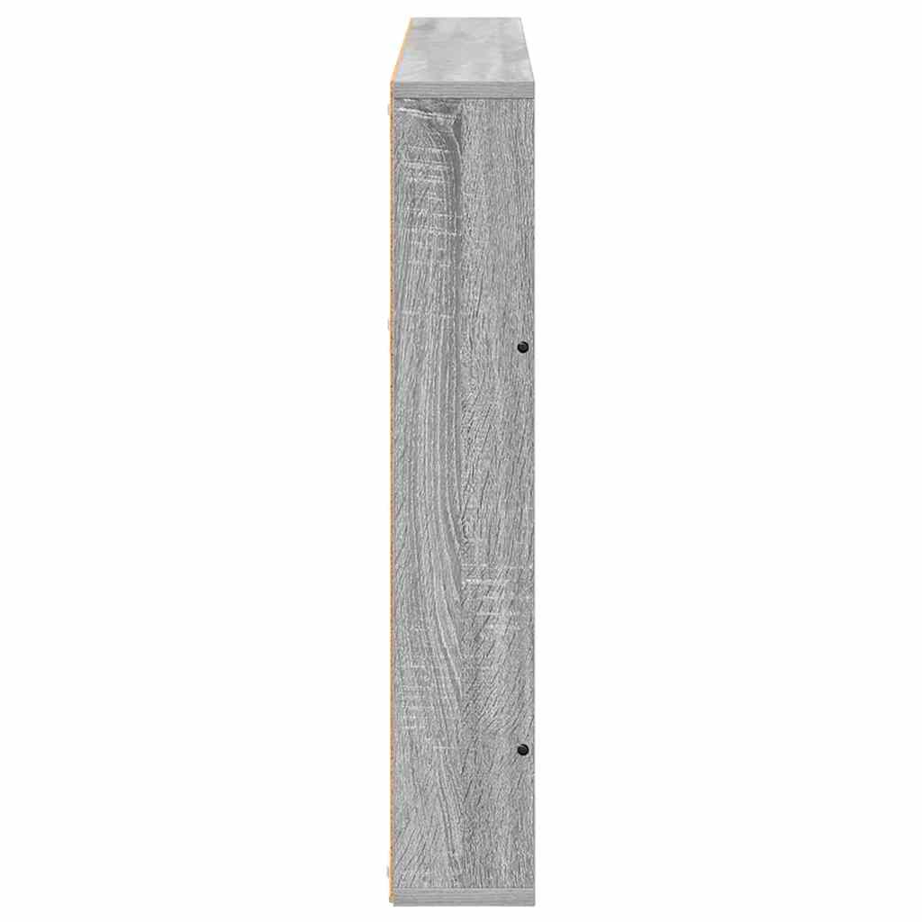 Scaffale per riviste 2 pcs Grigio Sonoma 100 x 12 x 70 cm 890859
