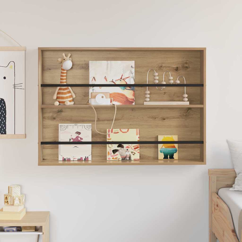 Scaffale per riviste Rovere artigianale 100 x 12 x 70 cm 890862