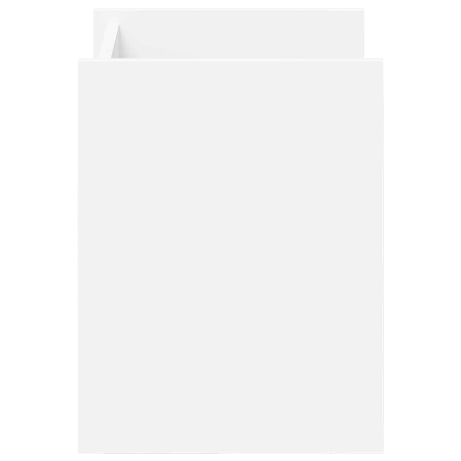 Tavolo laterale Bianco 35 x 35 x 45 cm Legno multistrato 890864