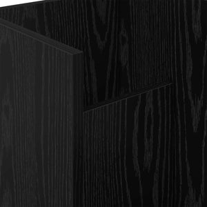 Tavolo laterale Rovere Nero 35 x 35 x 45 cm Legno multistrato 890865