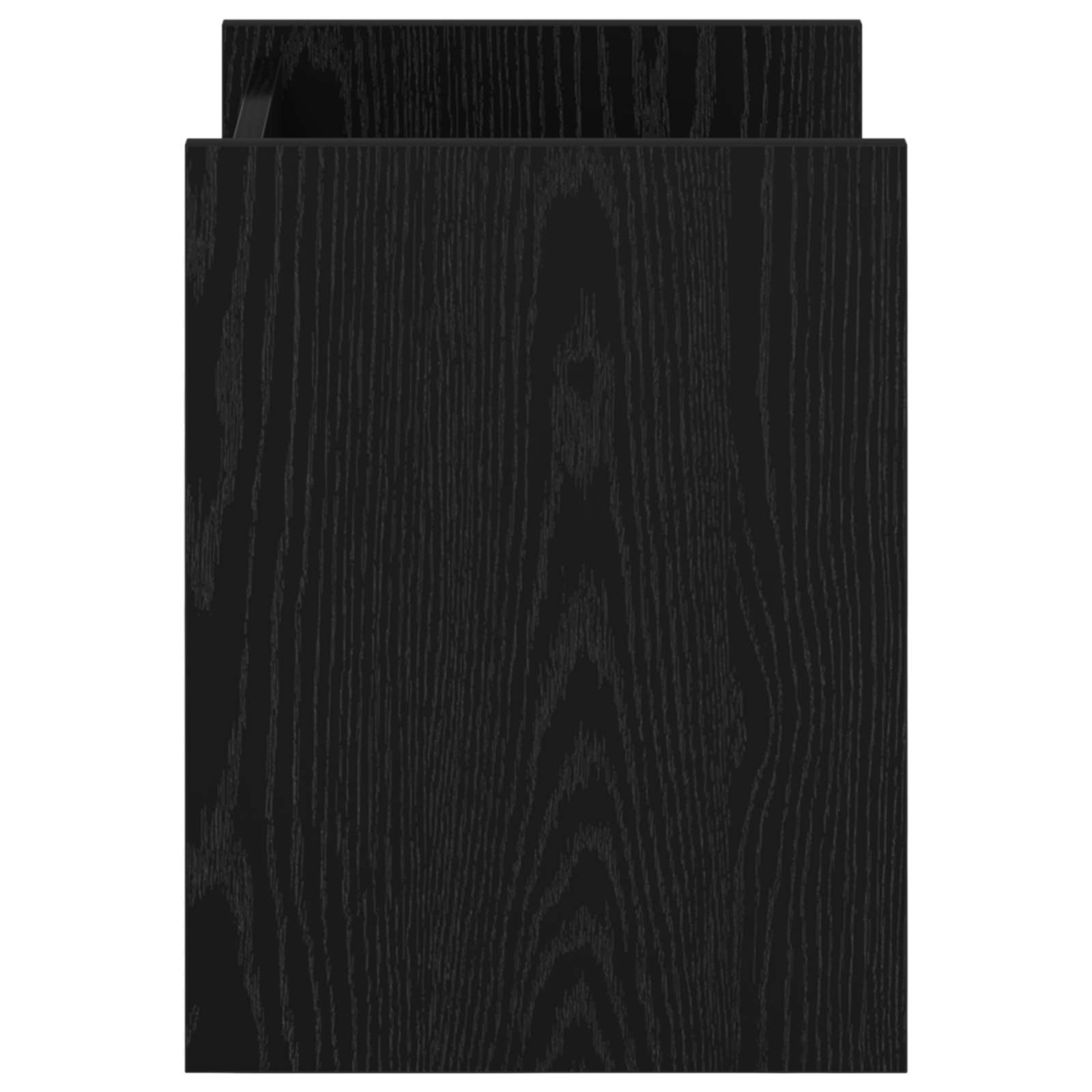 Tavolo laterale Rovere Nero 35 x 35 x 45 cm Legno multistrato 890865