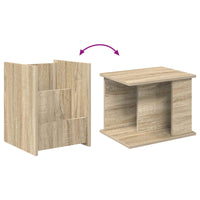 Tavolo laterale Rovere Sonoma 35 x 35 x 45 cm Legno multistrato 890866