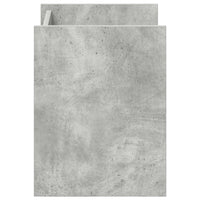 Tavolo laterale con lo scaffale Grigio cemento 35 x 35 x 45 cm 890867