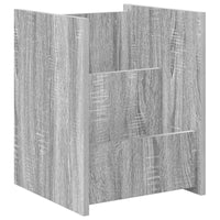 Tavolo laterale Grigio Sonoma 35 x 35 x 45 cm Legno multistrato 890869