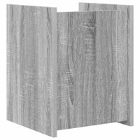Tavolo laterale Grigio Sonoma 35 x 35 x 45 cm Legno multistrato 890869