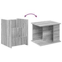 Tavolo laterale Grigio Sonoma 35 x 35 x 45 cm Legno multistrato 890869