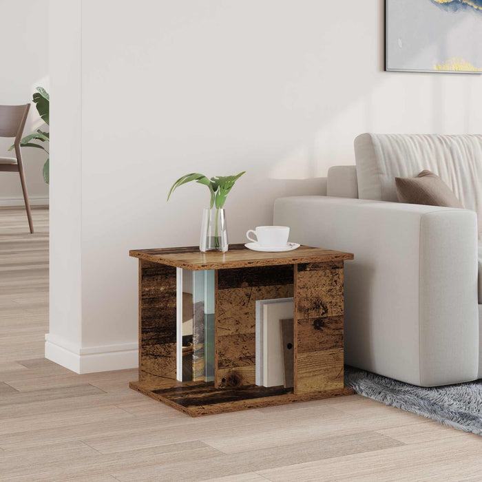 Tavolo laterale Legno vecchio 35 x 35 x 45 cm Legno multistrato 890870