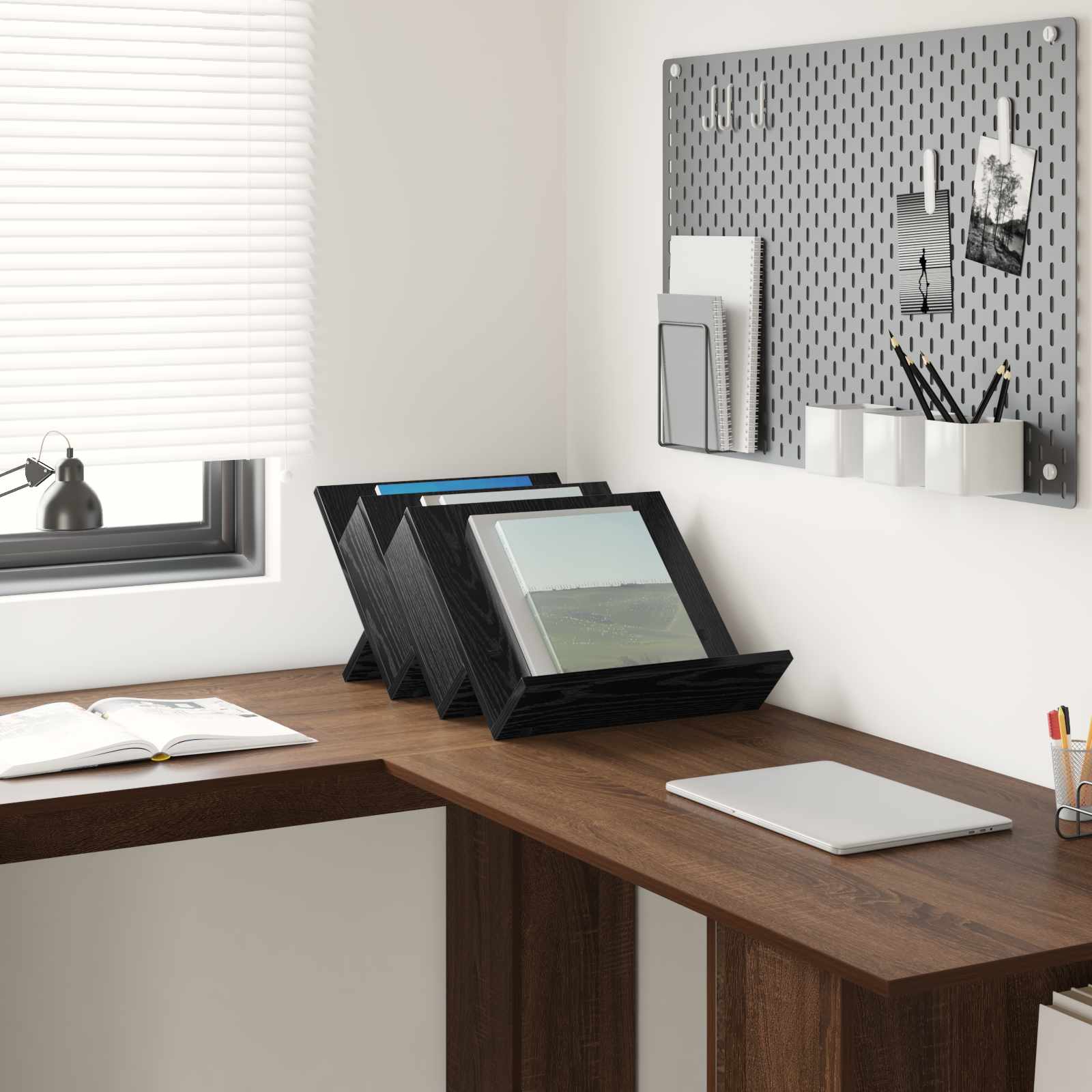 Mobile laterale Rovere Nero 57,5 x 40 x 42 cm Legno multistrato 890873