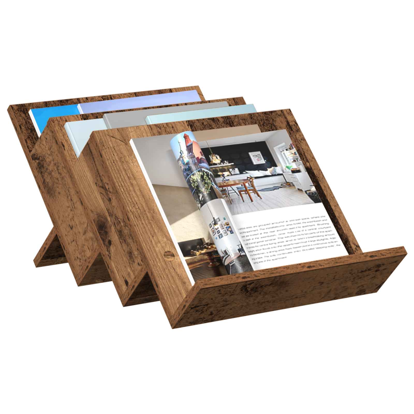 Mobile laterale con lo scaffale Legno vecchio 57,5 x 40 x 42 cm 890878