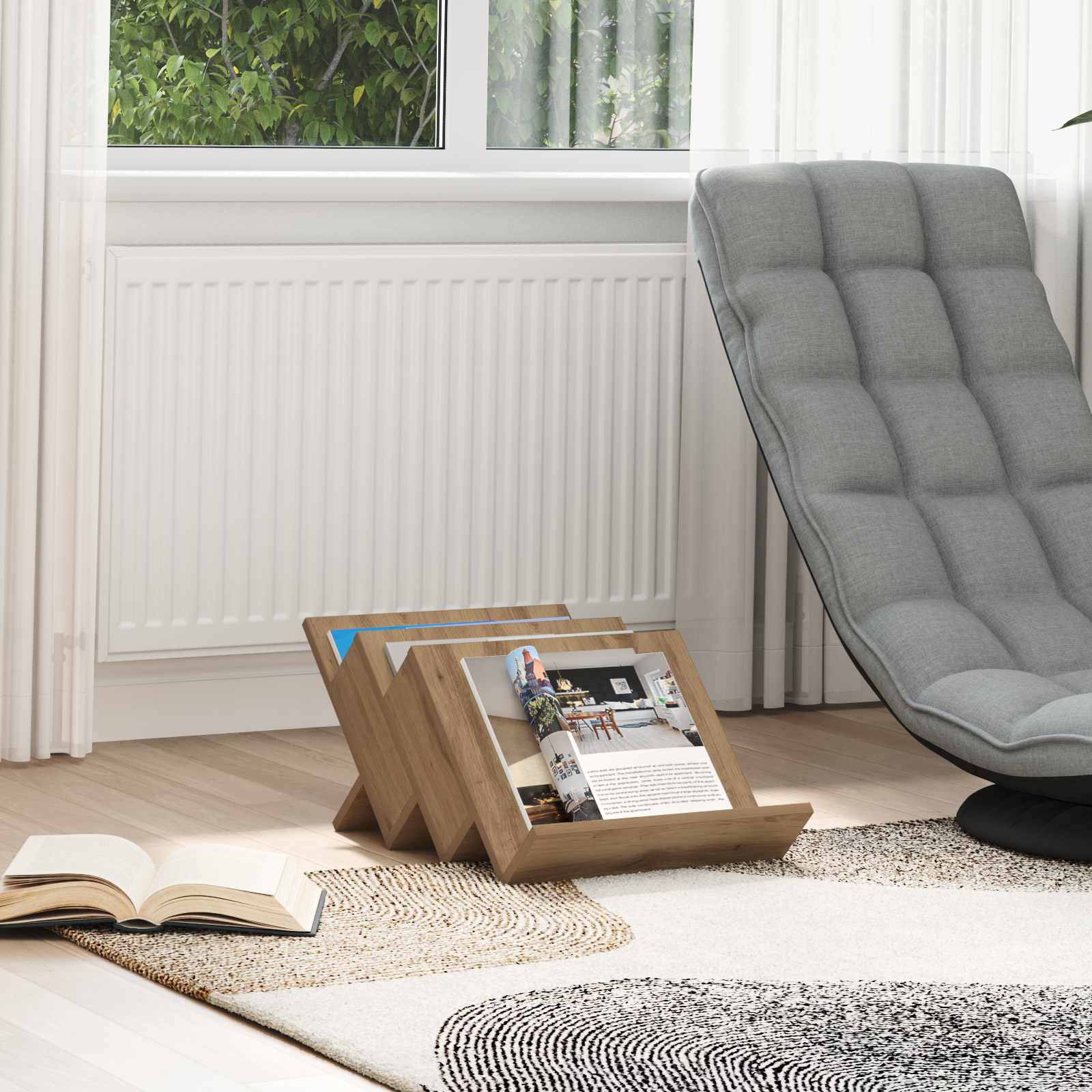 Mobile laterale Rovere artigianale 57,5 x 40 x 42 cm 890879