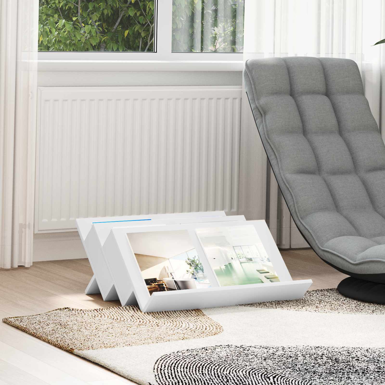 Mobile laterale Bianco 65 x 57,5 x 42 cm Legno multistrato 890880