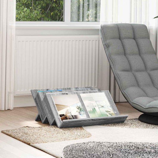 Mobile laterale con lo scaffale Grigio Sonoma 65 x 57,5 x 42 cm 890885