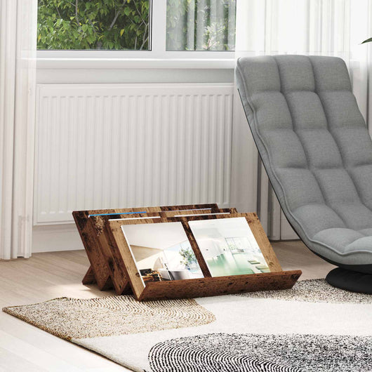 Mobile laterale con lo scaffale Legno vecchio 65 x 57,5 x 42 cm 890886