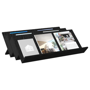 Mobile laterale Rovere Nero 90 x 57,5 x 42 cm Legno multistrato 890889