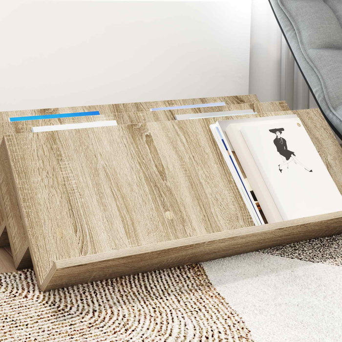 Mobile laterale con lo scaffale Rovere Sonoma 90 x 57,5 x 42 cm 890890