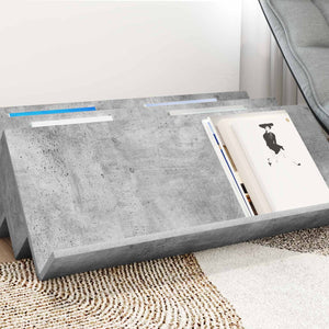 Mobile laterale Grigio cemento 90 x 57,5 x 42 cm 890891