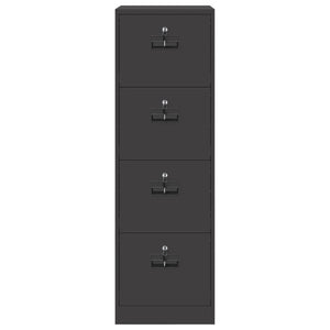 Armadio per File con cassetto 2 pcs Nero 44 x 50 x 106.5 cm 3406154