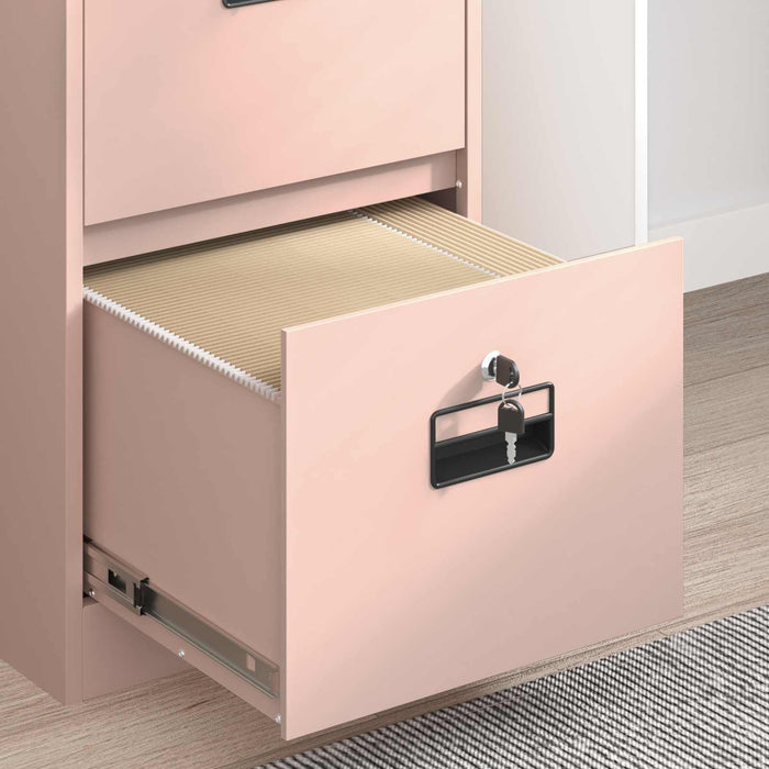 Armadio per File con cassetto 2 pcs Rosa 44 x 50 x 106.5 cm 3406155