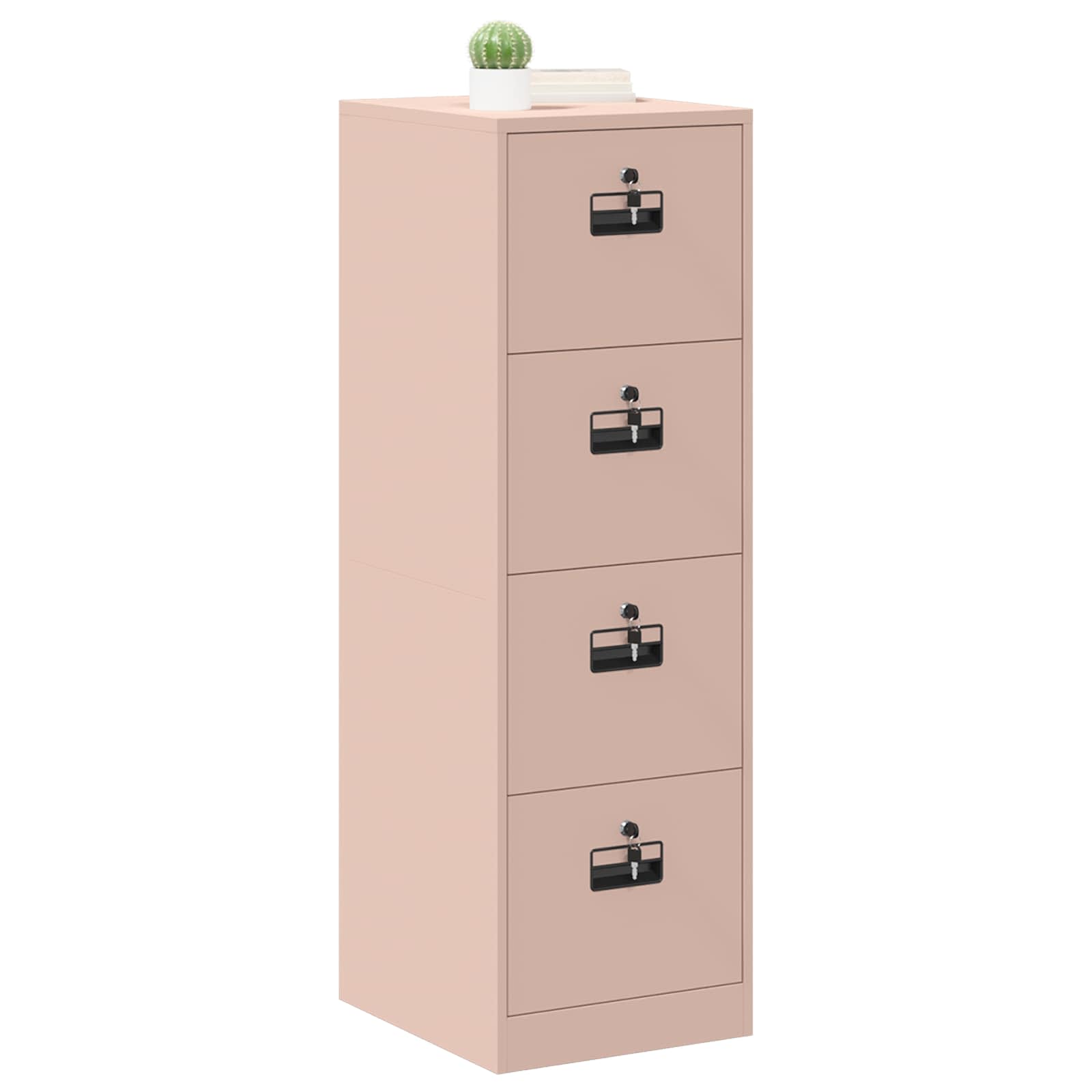 Armadio per File con cassetto 2 pcs Rosa 44 x 50 x 106.5 cm 3406155